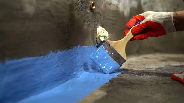 Commercial Waterproofing project at a Bowling Green, IN business property by SJ Waterproofing Pros